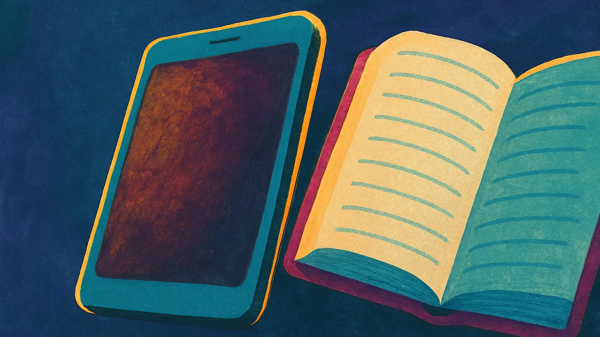 Ilustración del artículo: Notas digitales frente a papel: ¿qué elegir?